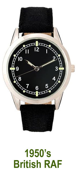 Men's Watch – 1950's British RAF style quartz watch - New in pack - #15