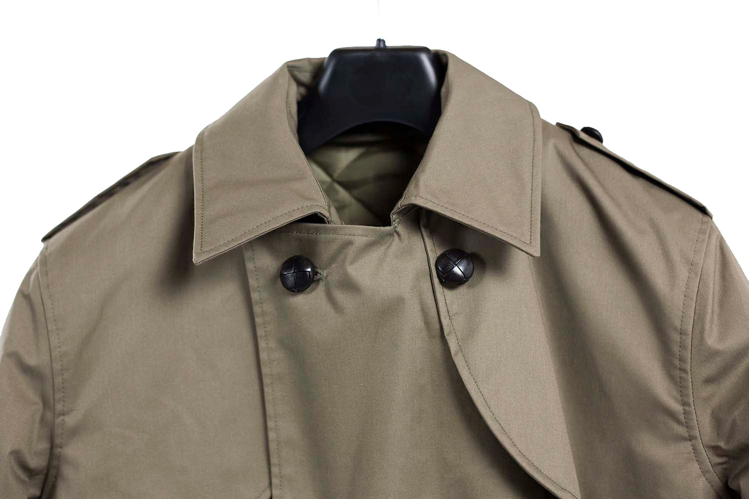 Dutch Khaki Military Trench Coat – Full Length – Unissued - Forces