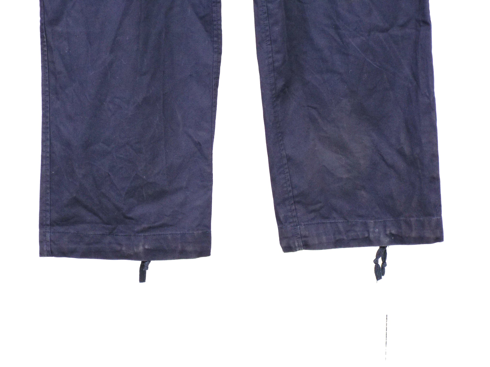 Vintage British Army Navy Issued Blue Work Combat Military Trousers Wide  Leg Pants All Sizes 