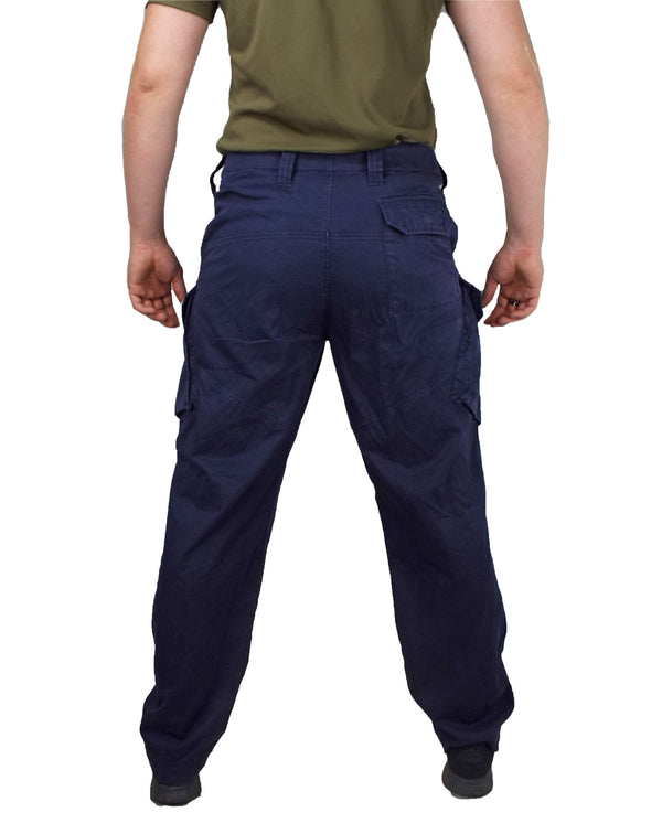 Blue hot sale combat trousers