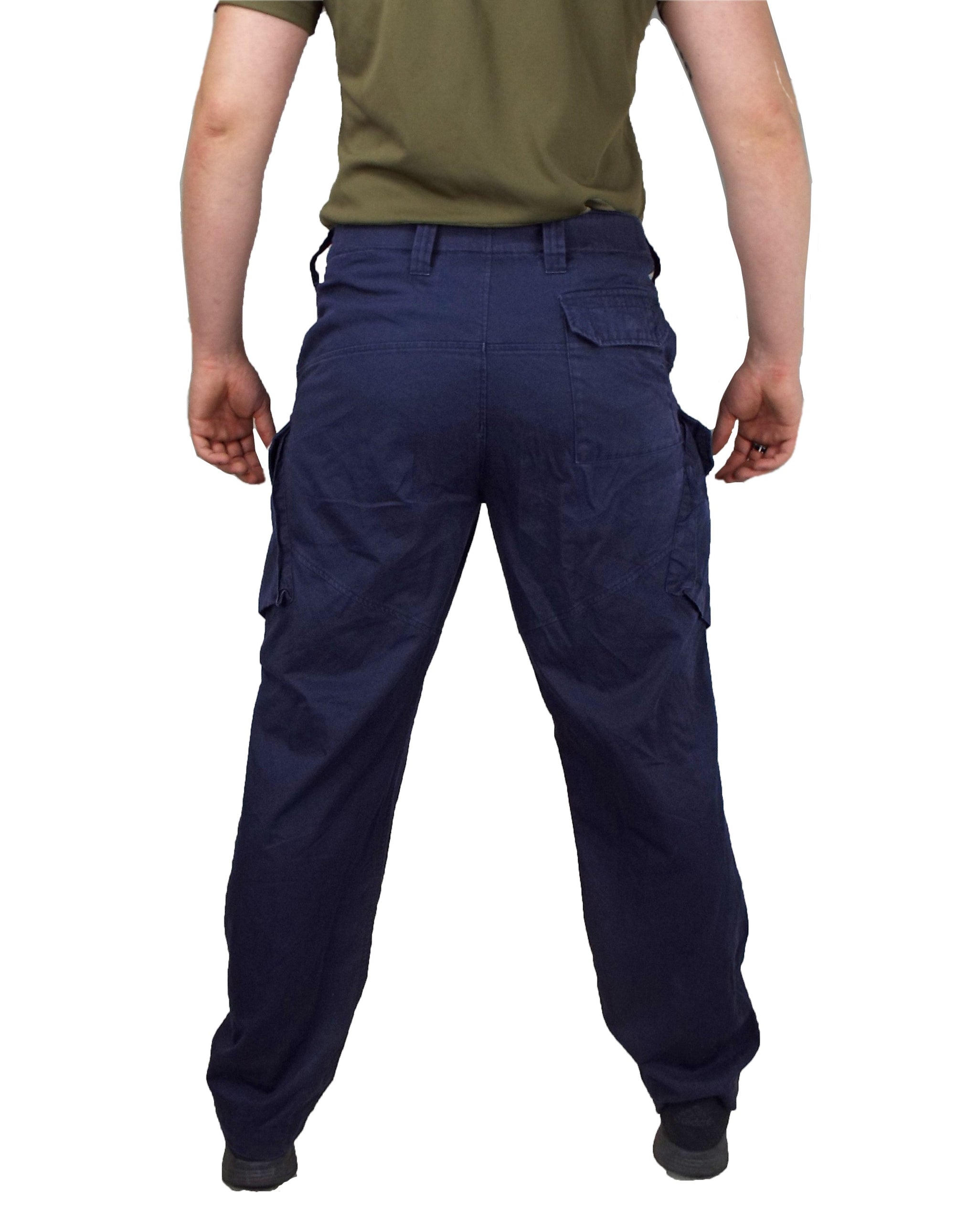 British Royal Navy Dark Blue Combat Trousers - Five pocket 