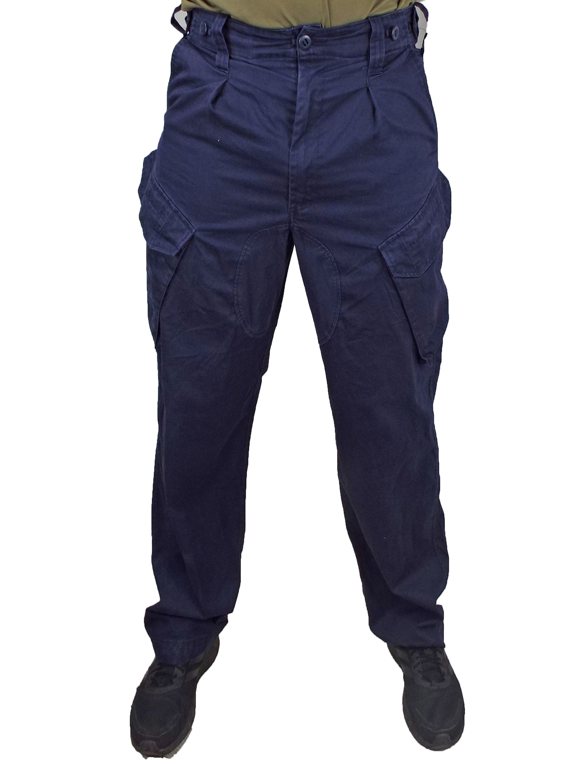 British Royal Navy Dark Blue Combat Trousers - Five pocket - Grade 1
