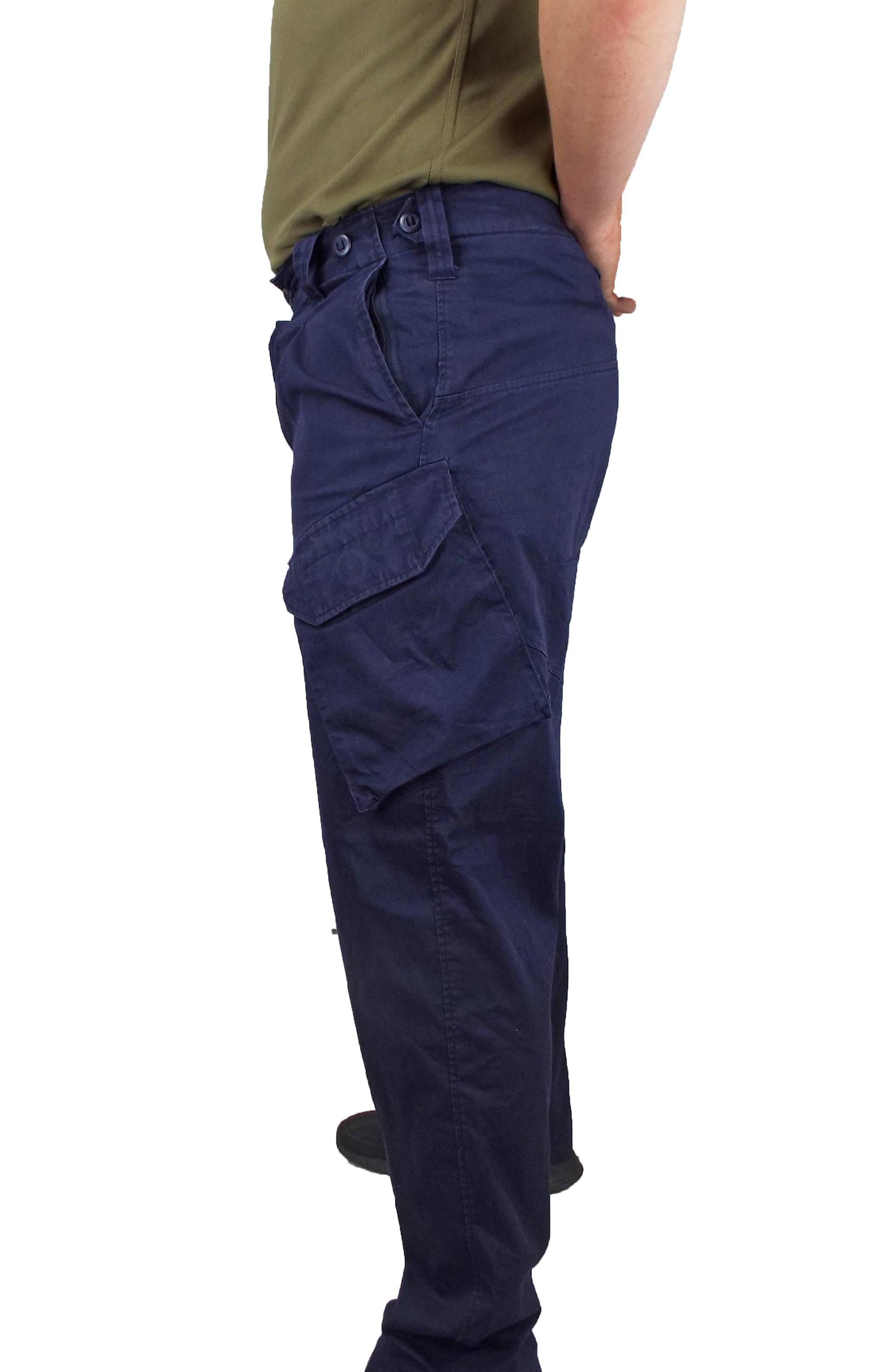 British Royal Navy Dark Blue Combat Trousers - Five pocket - Grade