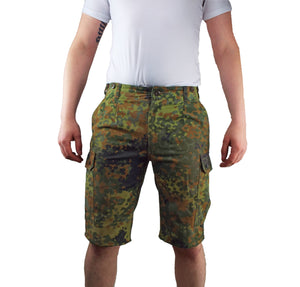 German Army - Flecktarn Cargo Shorts - Grade 1