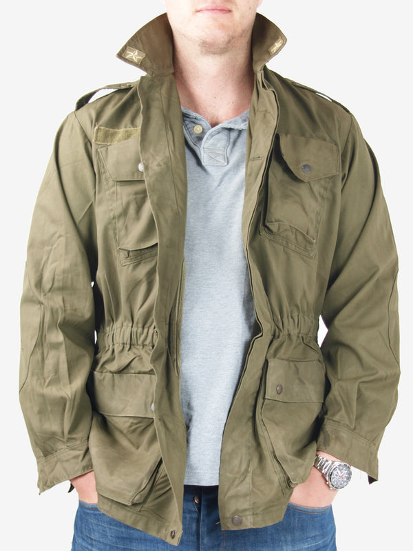 Original Italian Field Jacket - Issued Men's Work/Outdoor Jacket - Olive  Drab