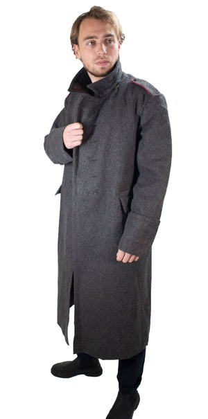 Grey Wool Greatcoat - Vintage Eastern Bloc era