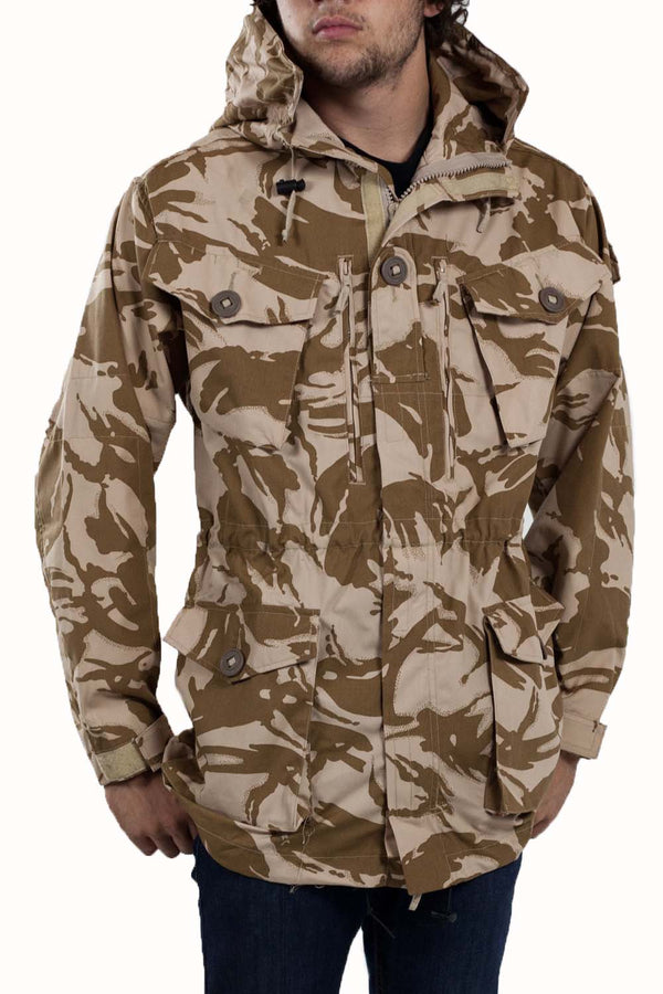 British Army Windproof Desert smock parka - Genuine British military issue  - DISTRESSED RANGE