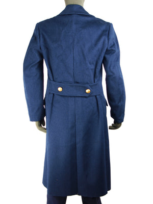 Italian Air Force navy blue wool greatcoat - Super Grade