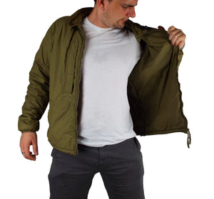 British Army - Soft Insulated Jacket - Olive Green - DISTRESSED RANGE