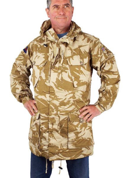 British Army Windproof Desert smock parka - Genuine British military issue  - Grade 1 Small / Extra short (fits up to 39