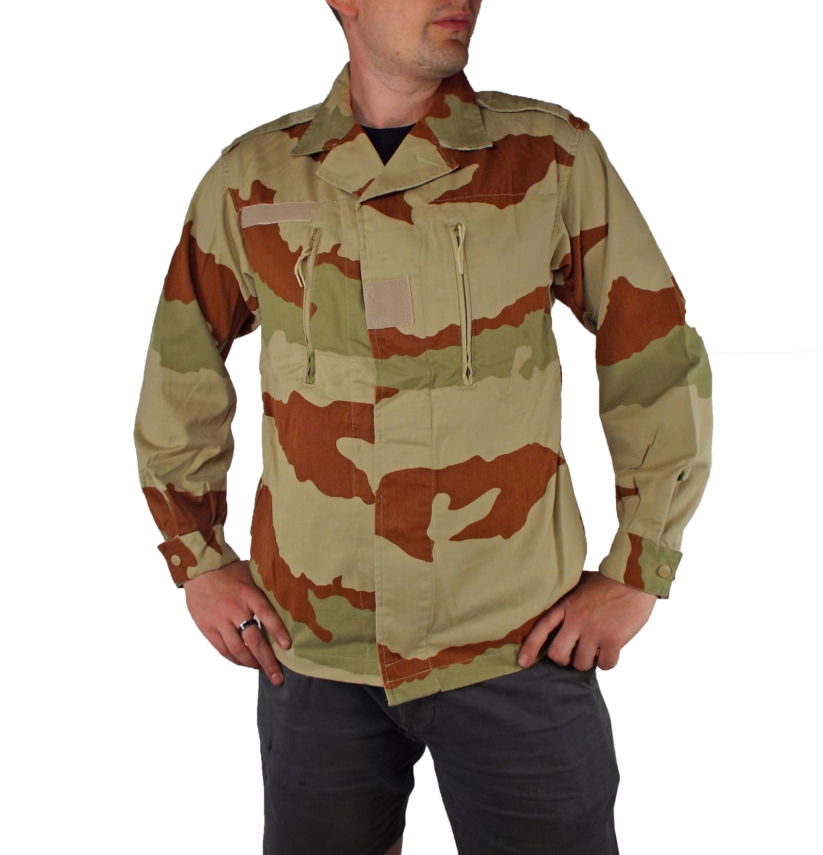 New French Army CCE Camo Original Fleece Shirt Norgie Thermal Top