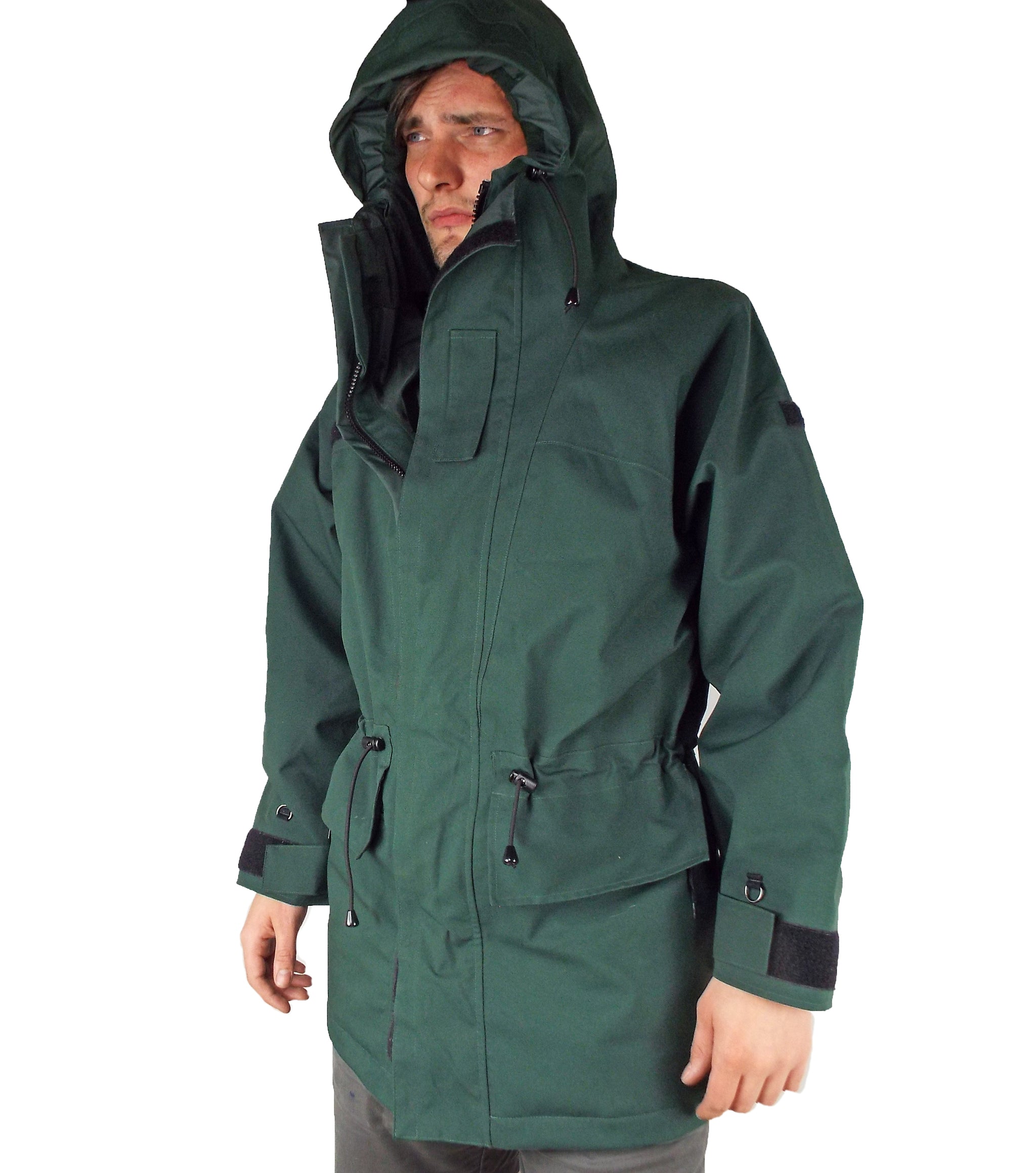 Dutch Army - Green Waterproof Wet Weather Parka - Super Grade Medium /  Short - to fit up to 40
