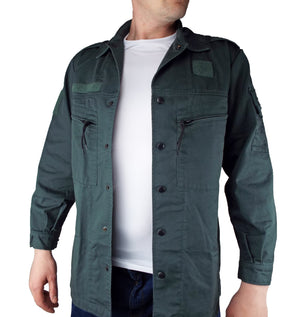 Dutch Military - Green Long Sleeve Heavyweight Shirt/Fatigue Jacket - Grade 1