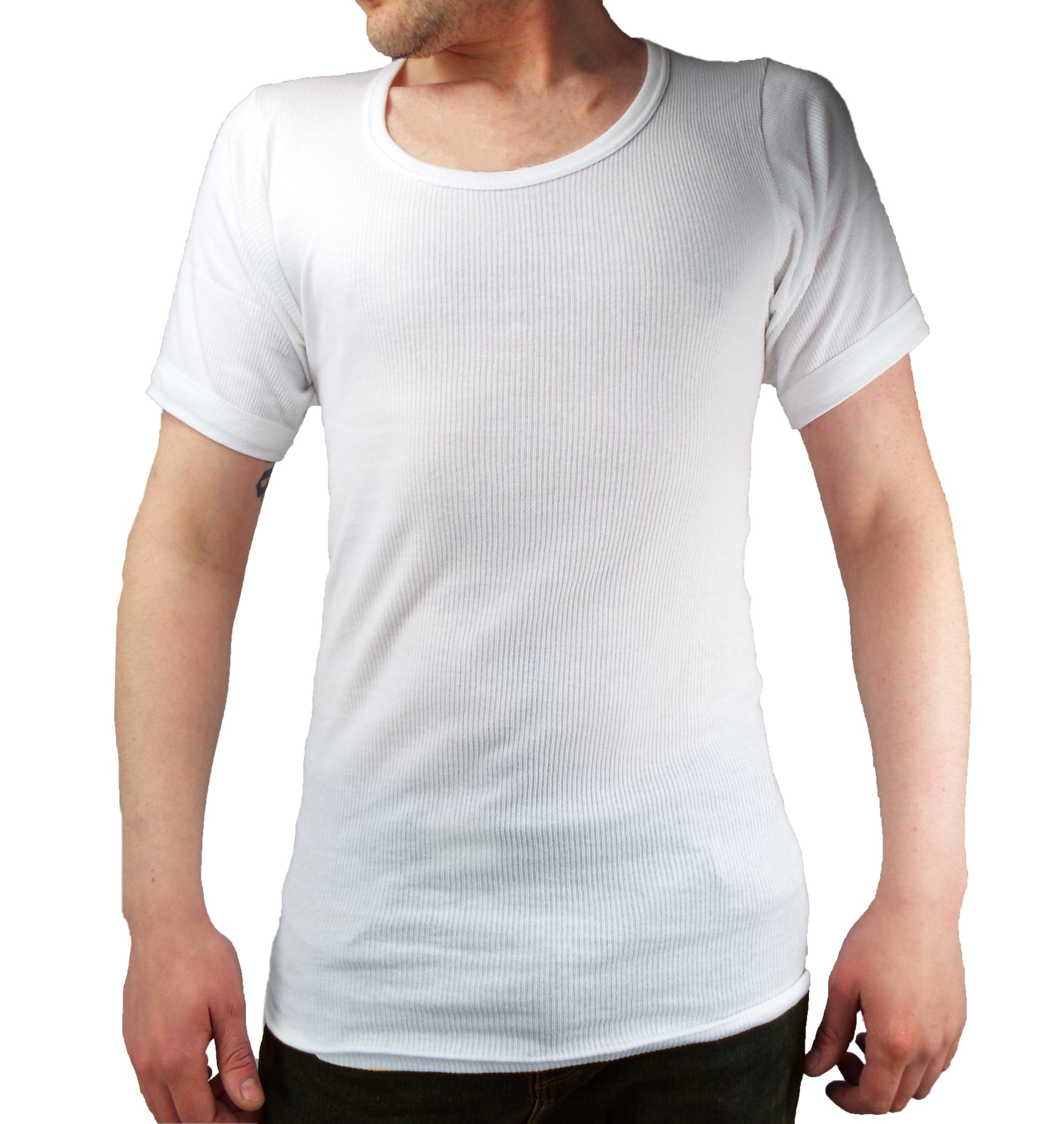 German Army - Plain White Cotton T-Shirt - Unissued - THREE-PACK
