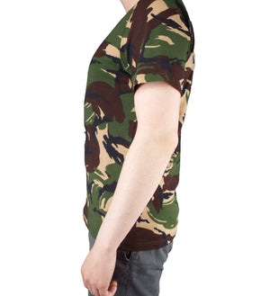 Dutch Army - Woodland DPM Camo T-Shirt - Grade 1