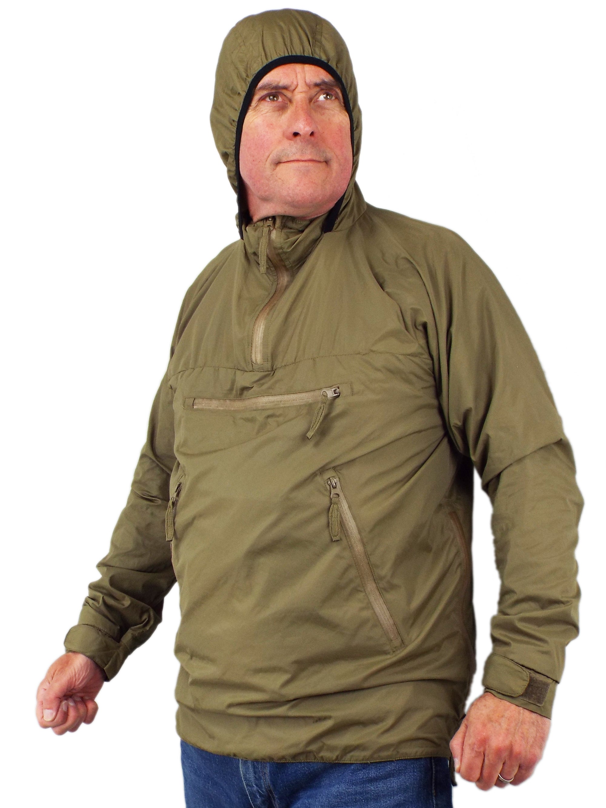 British Lightweight Thermal Smock - light olive green