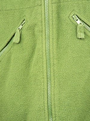 British Light Green Military Fleece Jacket - Thermal Liner - DISTRESSED RANGE
