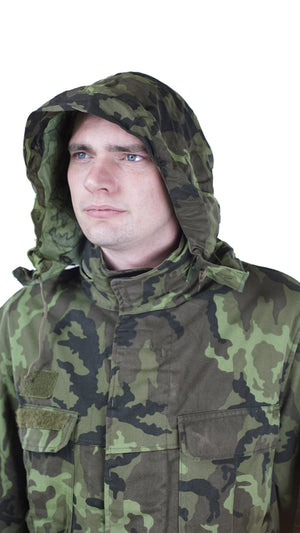 Czech Camo Parka with hood M95 - Unlined - Grade 1