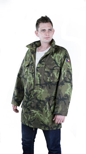 Czech Camo Parka with hood M95 - Unlined - Grade 1