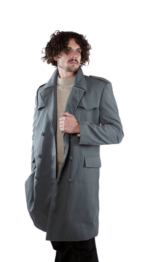 Italian Field Grey Military Trench Coat including liner - Unissued