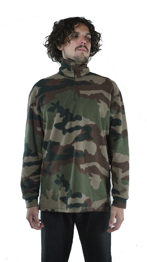 French Army CCE Camo Fleece - unissued
