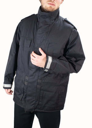 Dutch Military - Waterproof Bi-laminated Black Jacket - Grade 1