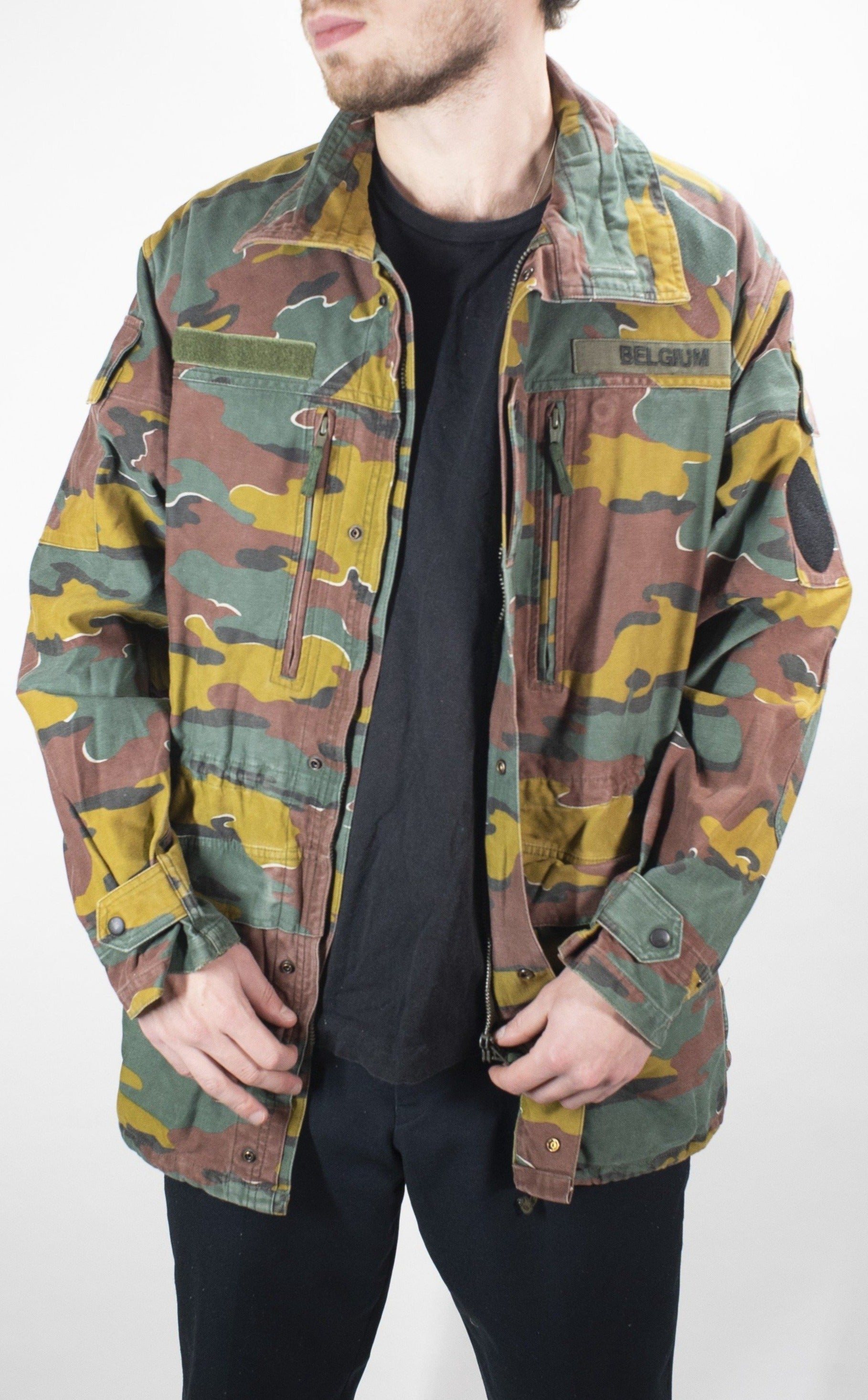 Belgian Army Jacket Jigsaw Camouflage Forces Uniform and Kit