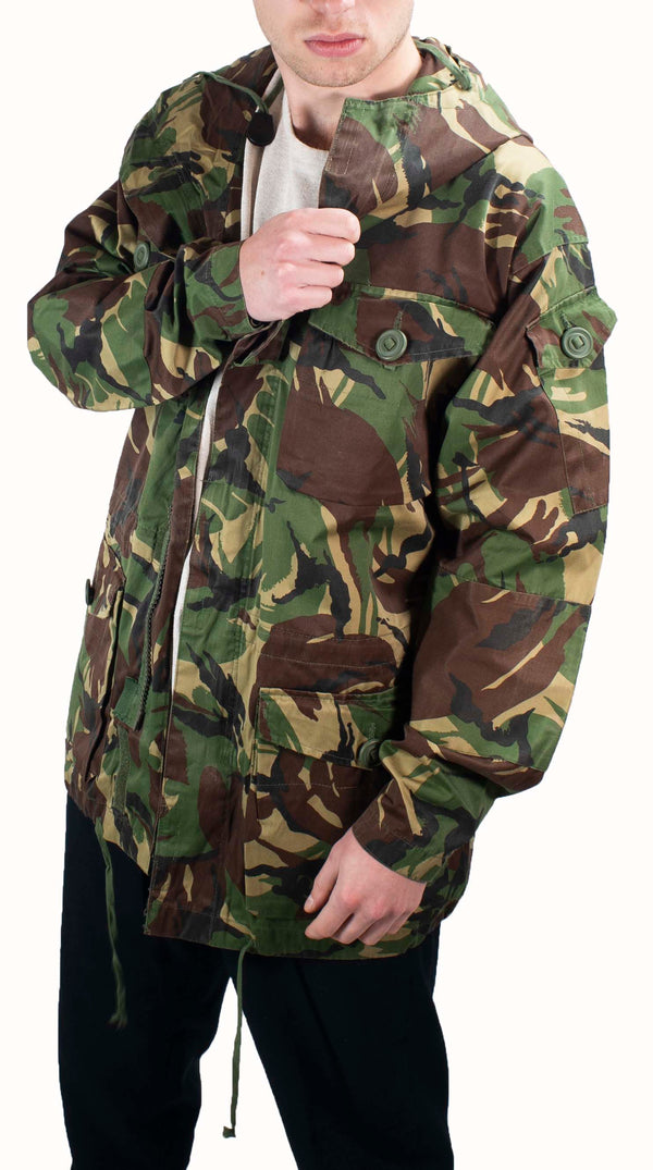 British Woodland Camo Windproof Smock - replica – unissued - Forces ...