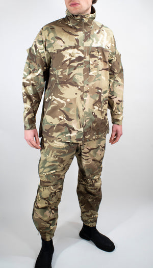 British Army Gore-Tex Jacket - Lightweight MTP Camo – Rip-Stop - DISTRESSED