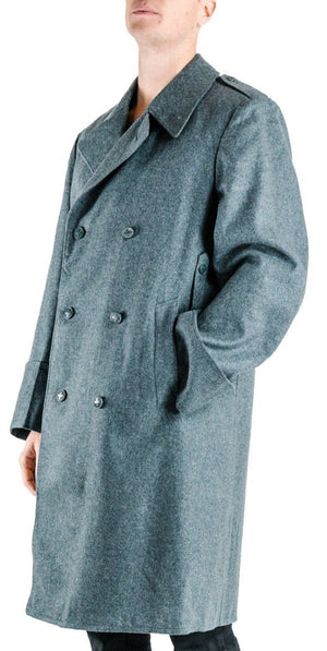 Swiss Grey Wool Greatcoat