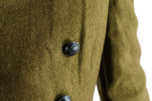 Khaki Military Vintage Wool Greatcoat – DISTRESSED RANGE