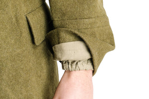 Khaki Military Vintage Wool Greatcoat – DISTRESSED RANGE