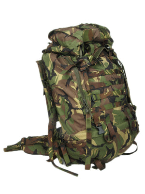 Camo 35 litre Waterproof Military Rucksack - Dutch Army Surplus - DISTRESSED RANGE