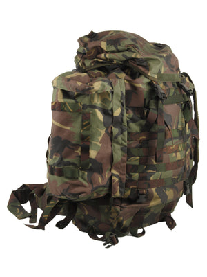 Camo 35 litre Waterproof Military Rucksack - Dutch Army Surplus - DISTRESSED RANGE