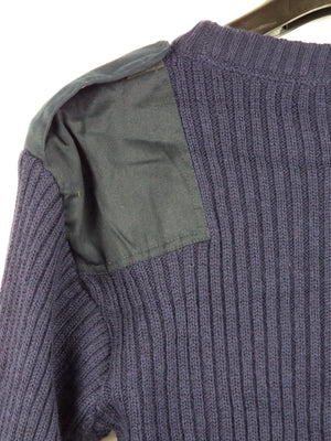 British Royal Navy Dark Blue Jumper - Crew Neck / R.Neck - Grade 1