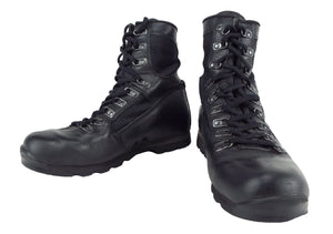 Dutch Army - Black Leather Combat Boots w/ Cordura - Meindl - Grade 1
