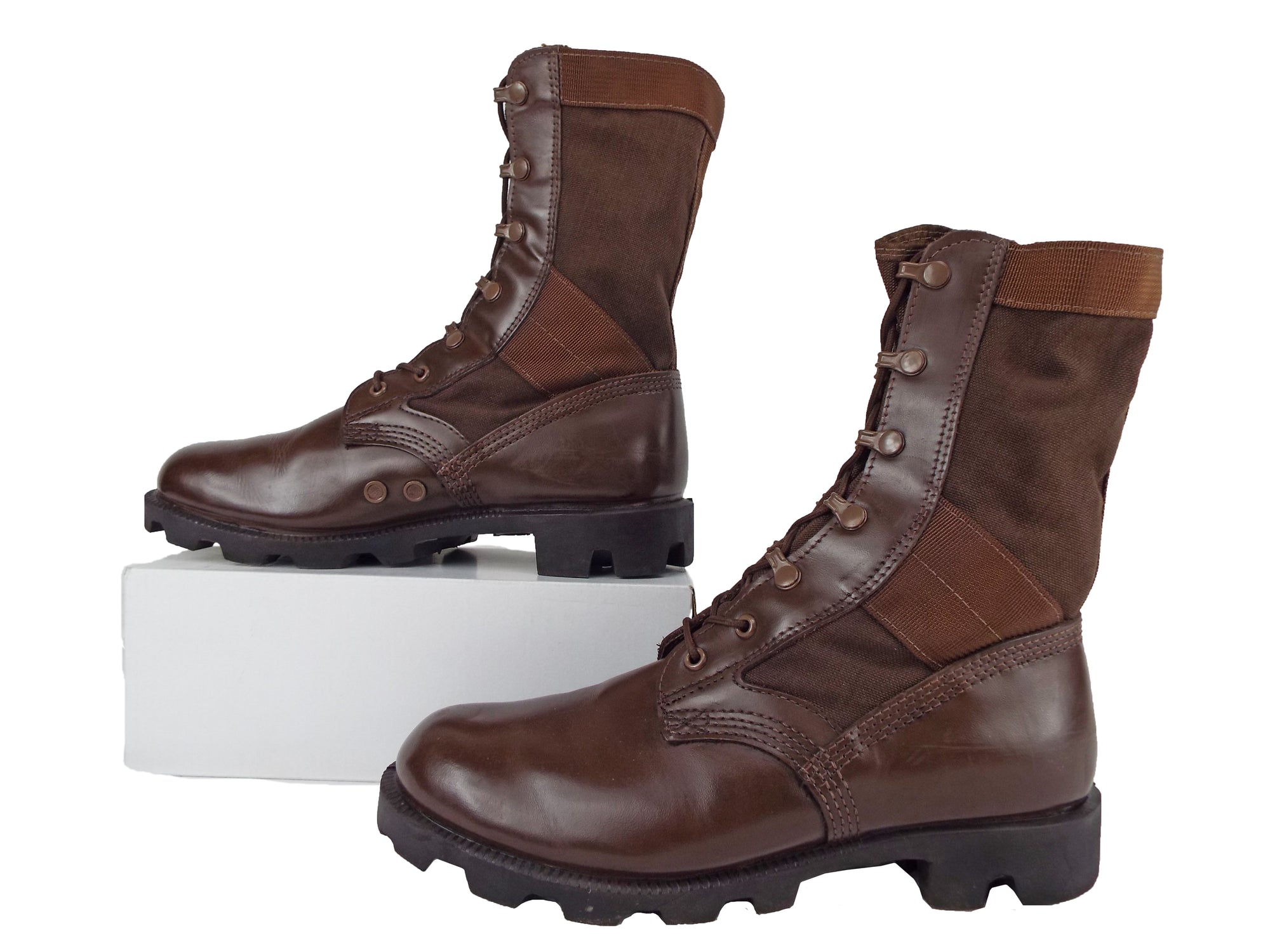British/Dutch Army - Brown Lightweight Jungle Boots - Grade 1