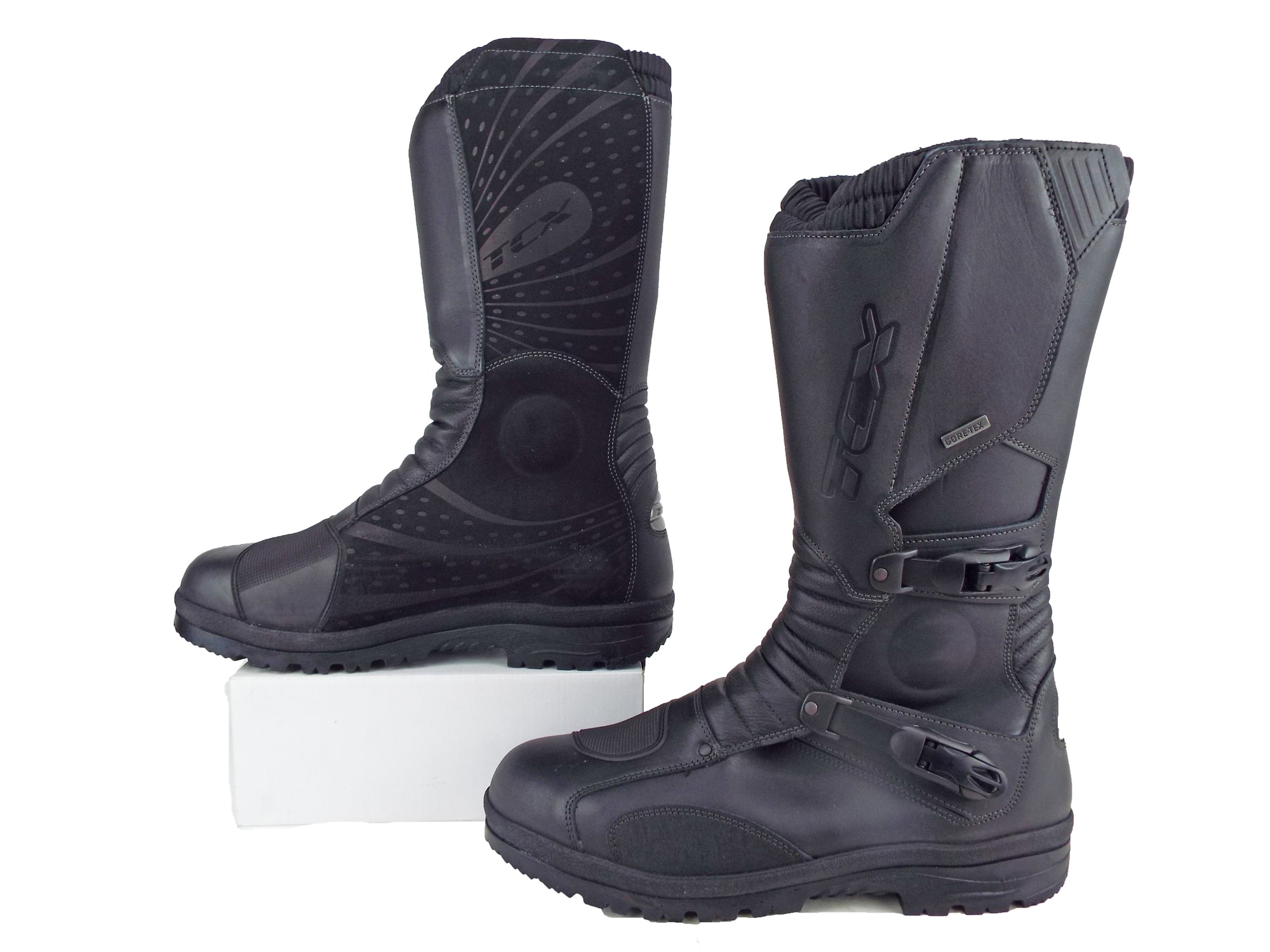 Italian Motorcycle Boots - Dutch Police Issue - TCX - Unissued