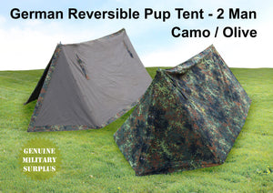 German Army Surplus Pup Tent