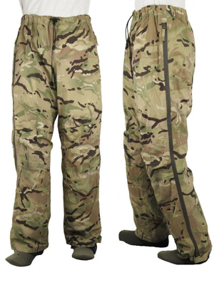 British Army Gore-Tex Lightweight Rip-Stop Trousers – MTP Camo - DISTRESSED RANGE
