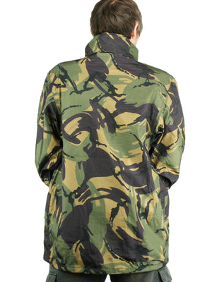 British Army Waterproof Shower Jacket - DPM Woodland - with external pockets