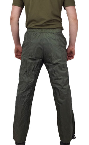 French Army - Waterproof Nylon Trousers – Olive Green - Super Grade