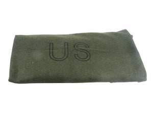 US Army military Wool Rich Blanket - Dark Green - Unissued