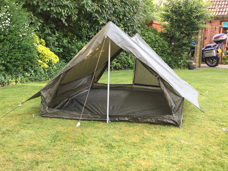 French army olive green nylon two-man tent - one piece – Unissued ...