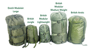 Sleeping Bag Compression Sacks / Stuff Bags - various styles