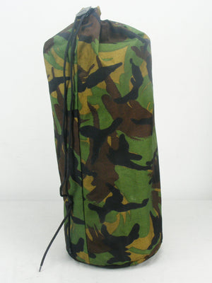 Waterproof Woodland Camouflage Rolled Sleep Mat Bag - Dutch Army