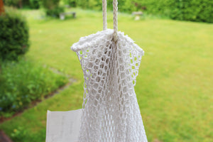 Dutch white string laundry bag