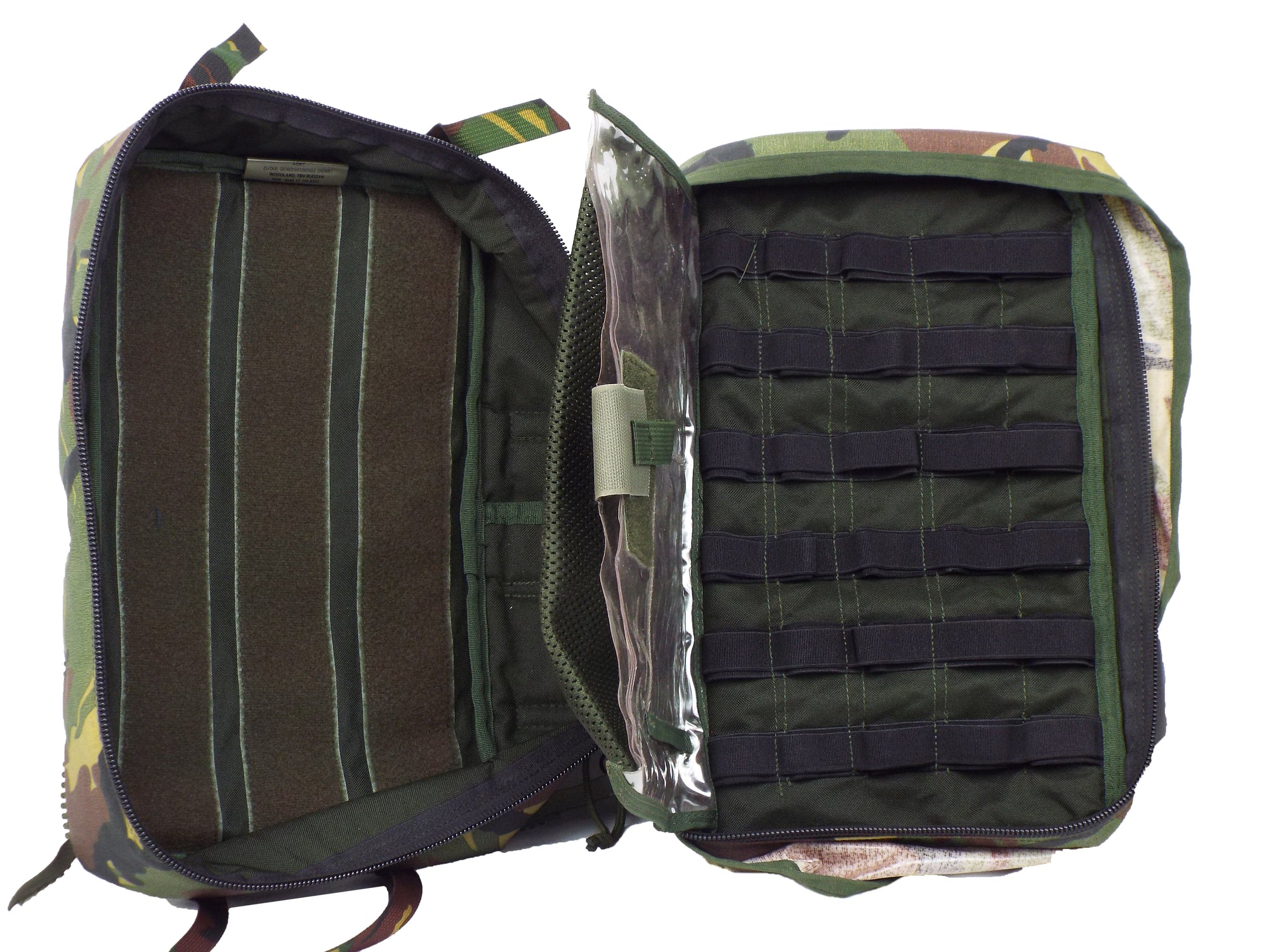 Dutch Army - Camo Medical Rucksack Pocket - Woodland camo - fits Vulcan rucksack