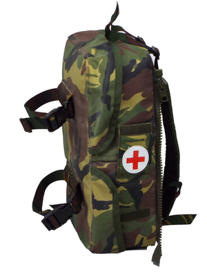 Dutch Army - Camo Medical Rucksack Pocket - Woodland camo - fits Vulcan rucksack