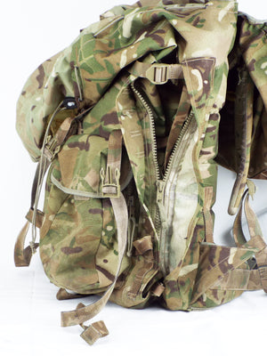 British MTP 70 or 80 litre PLCE Bergen Military Rucksack - long and short versions